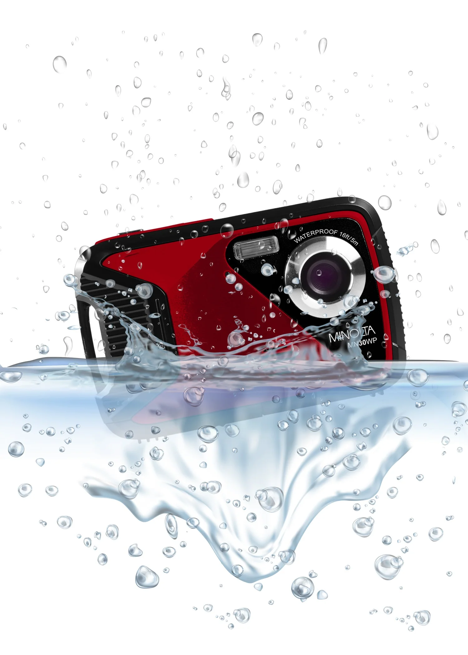 MN30WP 21MP / 1080P HD Waterproof Digital Camera - Image 12