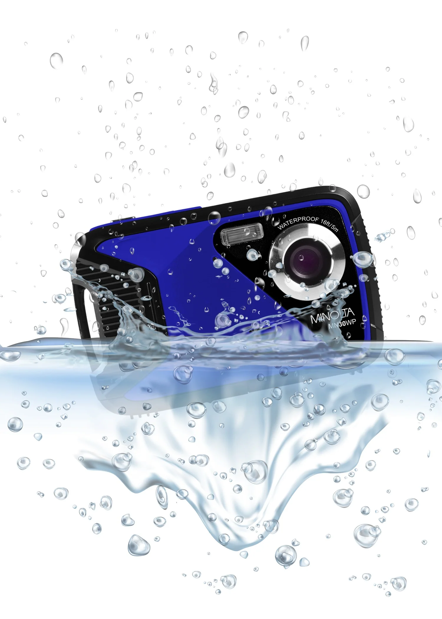 MN30WP 21MP / 1080P HD Waterproof Digital Camera - Image 6