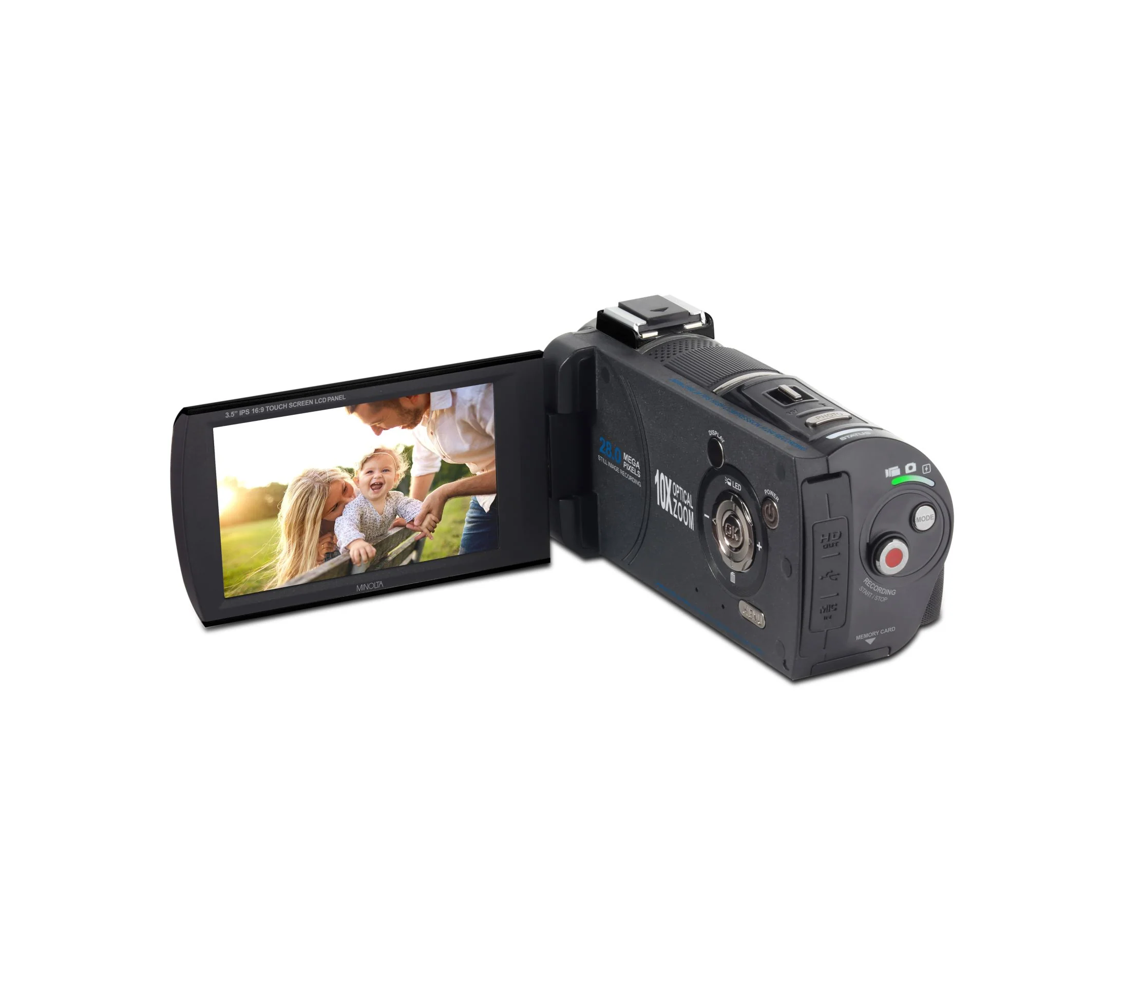 MN4K100Z 4K Ultra HD Camcorder w/10x Optical Zoom - Image 3