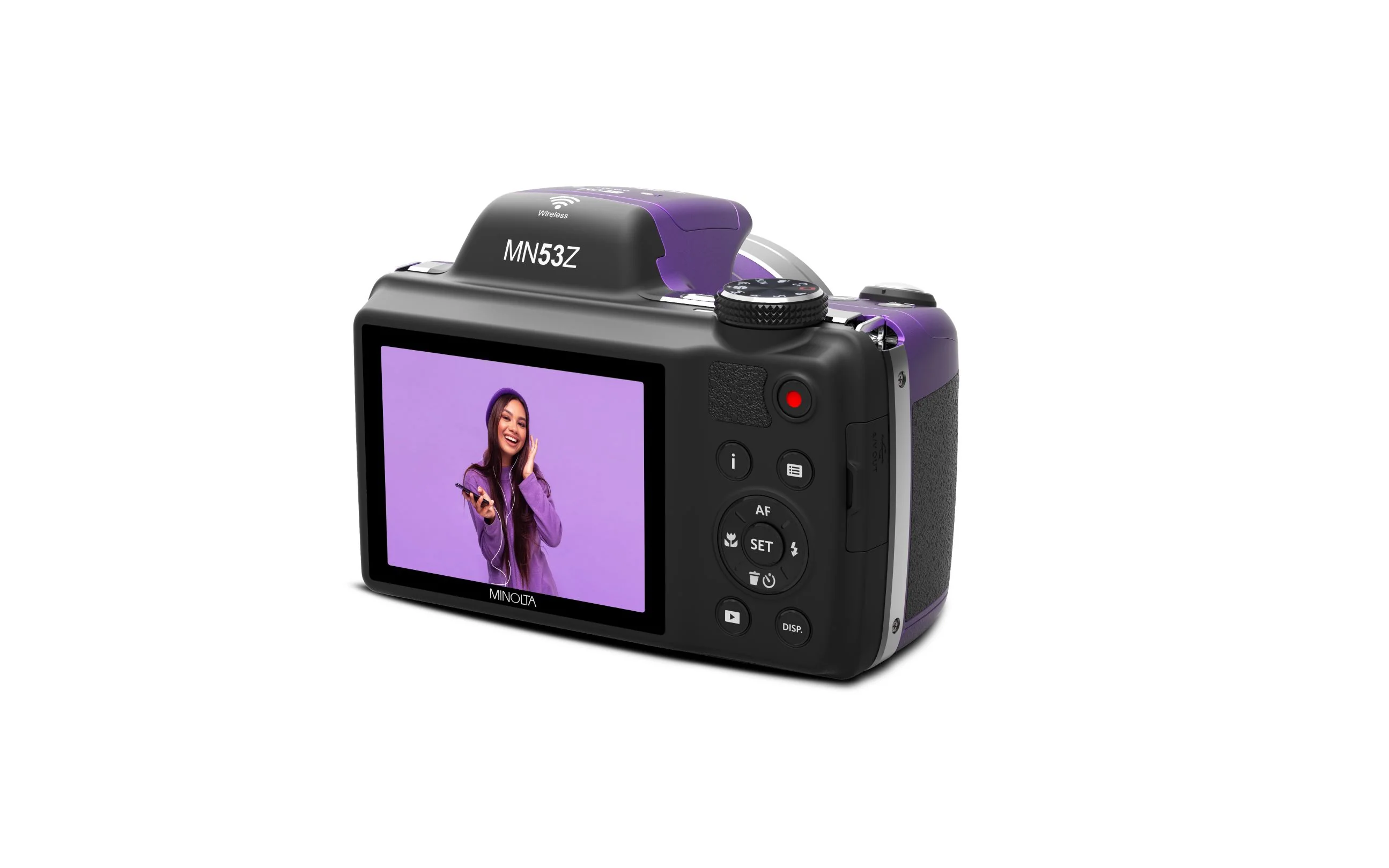 MN53Z 16MP / 1080p HD 53X Optical Zoom Wi-Fi Bridge Camera - Image 11